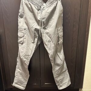 PacSun Light Gray Cargo Pants